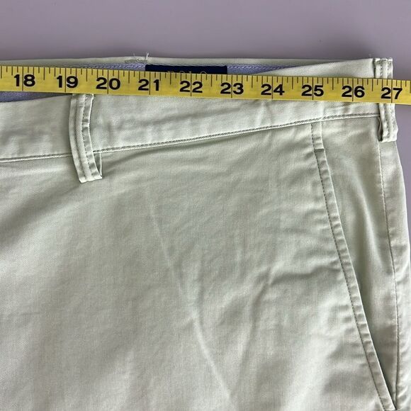Polo Ralph Lauren Stretch Classic Fit Chino Shorts 9” Light Green Blue Pony 52 - Picture 6 of 7